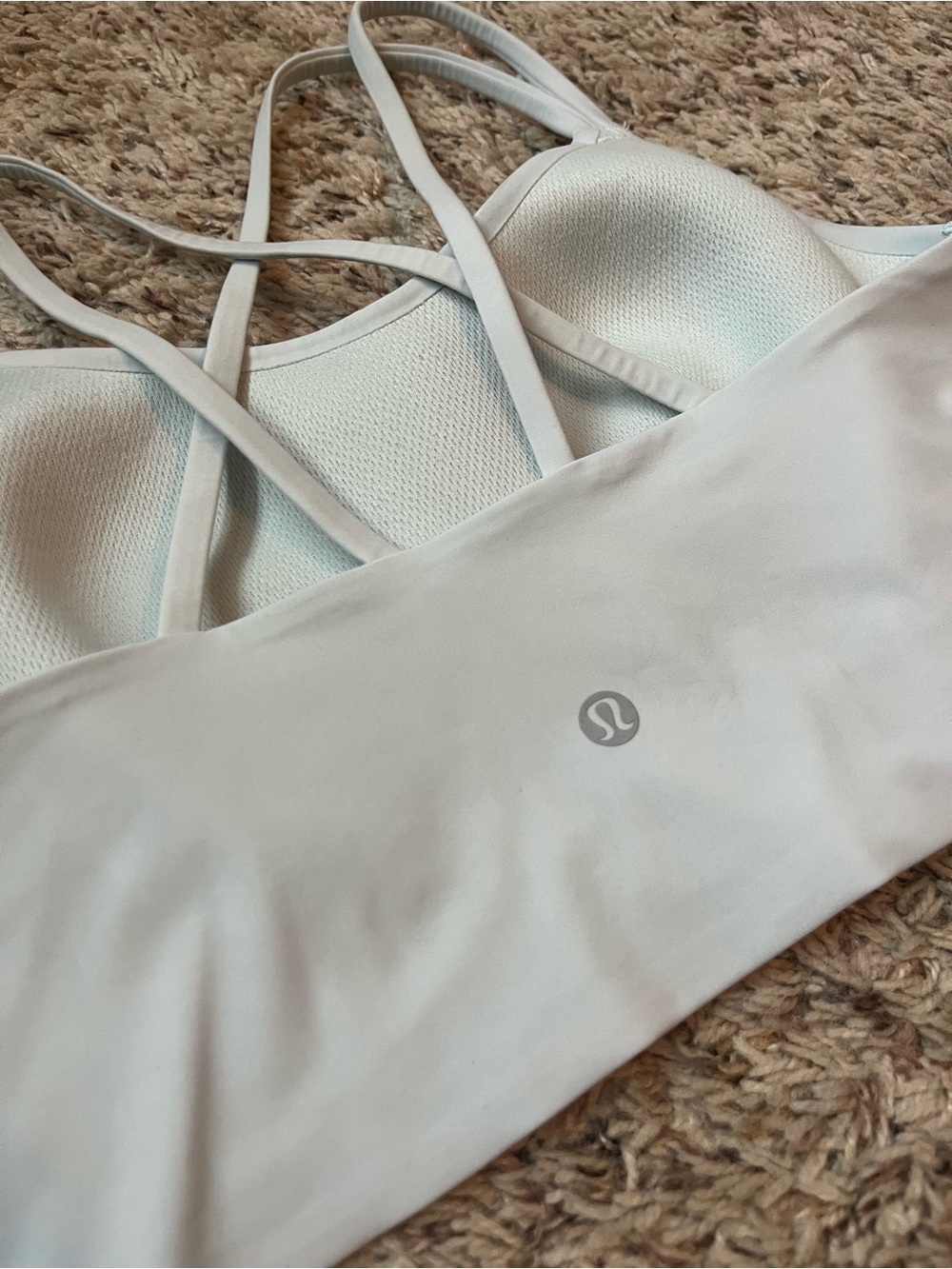 Lululemon Like a Cloud White Double-Strap Sports Bra - Picture 6 of 6